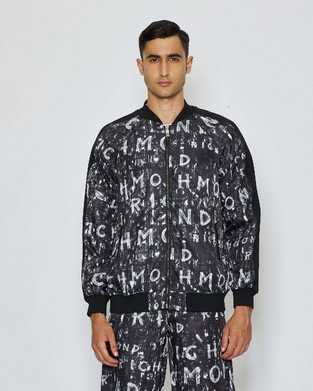 John Richmond Bomber con pattern decorativo allover Negozio