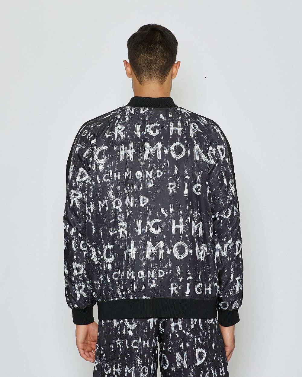John Richmond Bomber con pattern decorativo allover Negozio