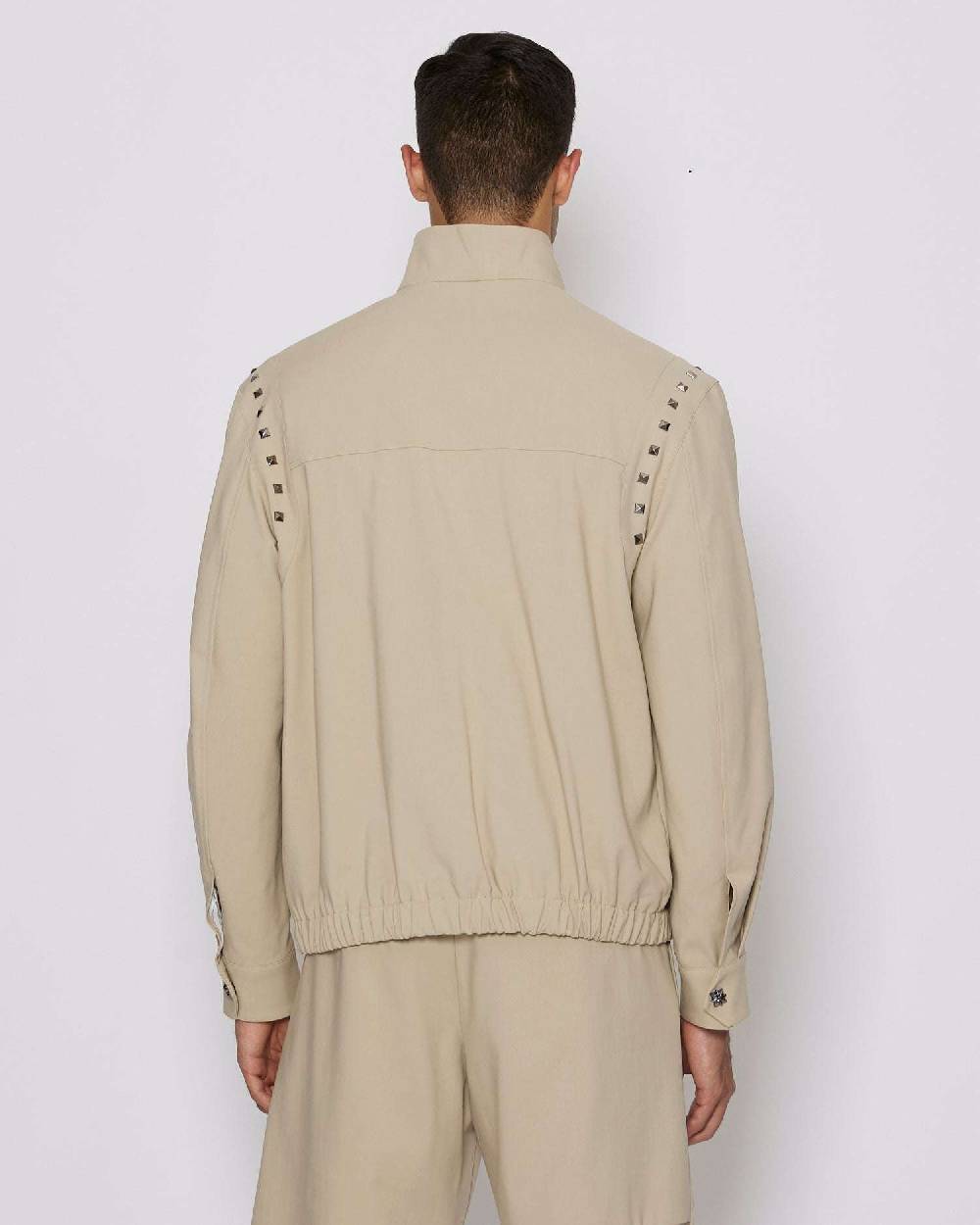 John Richmond Giacca con zip e borchie decorative Moda