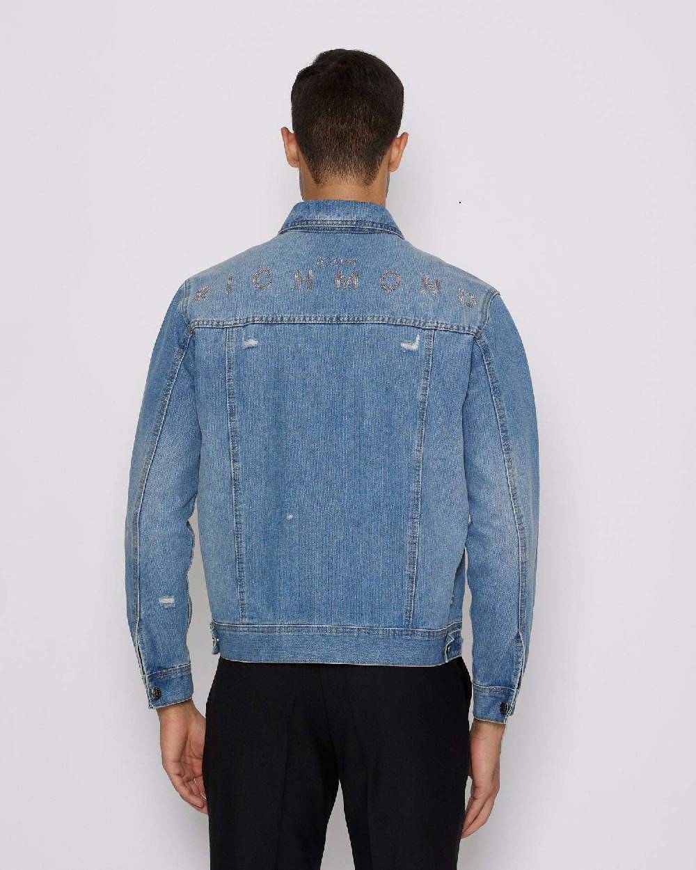 John Richmond Giacca in denim con tasche frontali 2025
