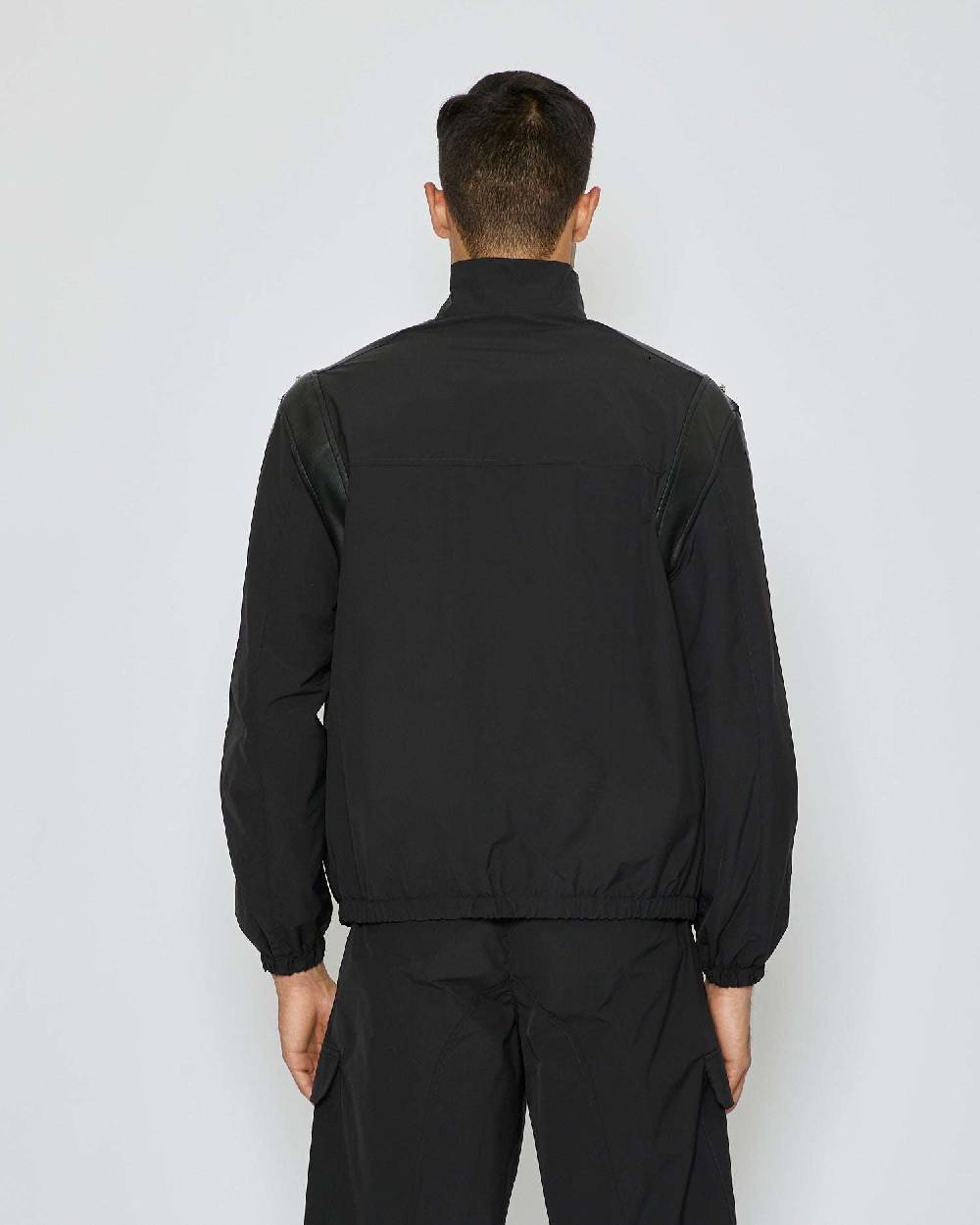 John Richmond Bomber con cappuccio con dettagli in ecopelle Italy