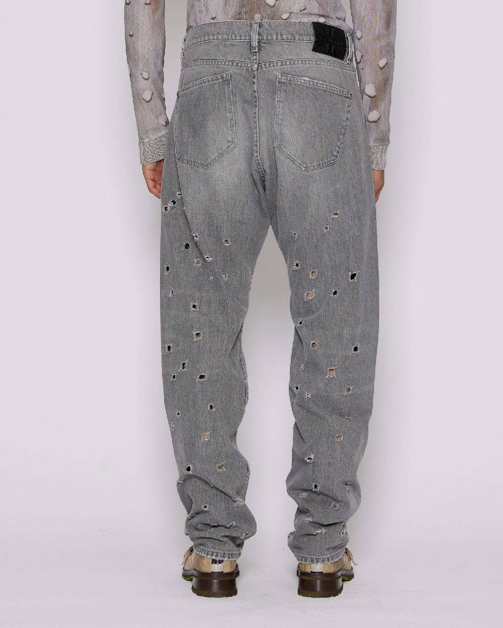 John Richmond Jeans regular con strappi sul davanti Italia