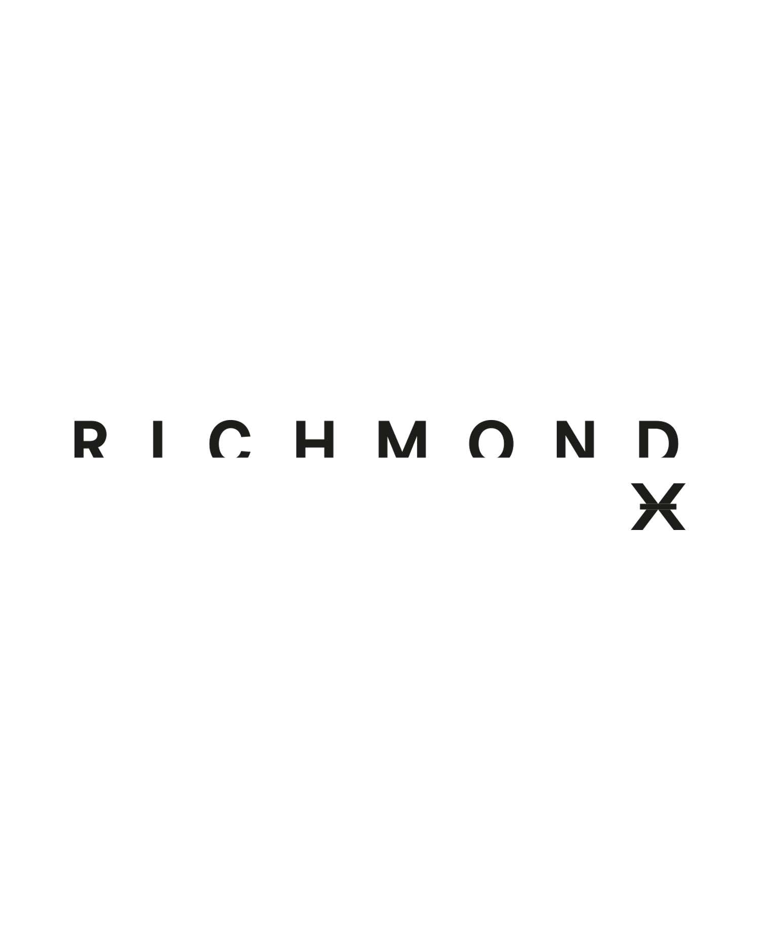 John Richmond Felpa con cappuccio e stampa sul retro Nuovo