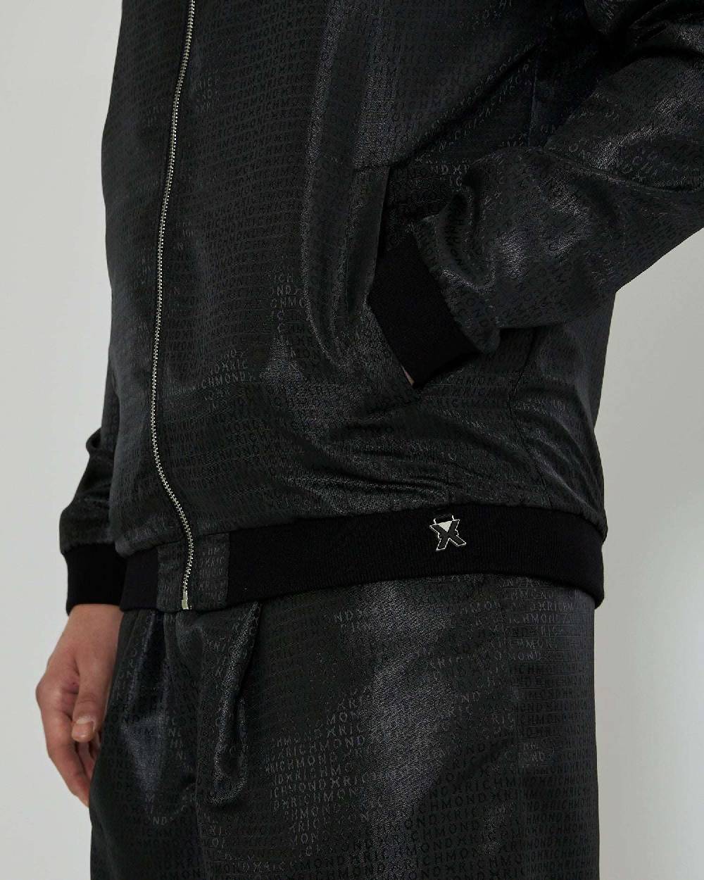 John Richmond Bomber con trama decorativa Promozione