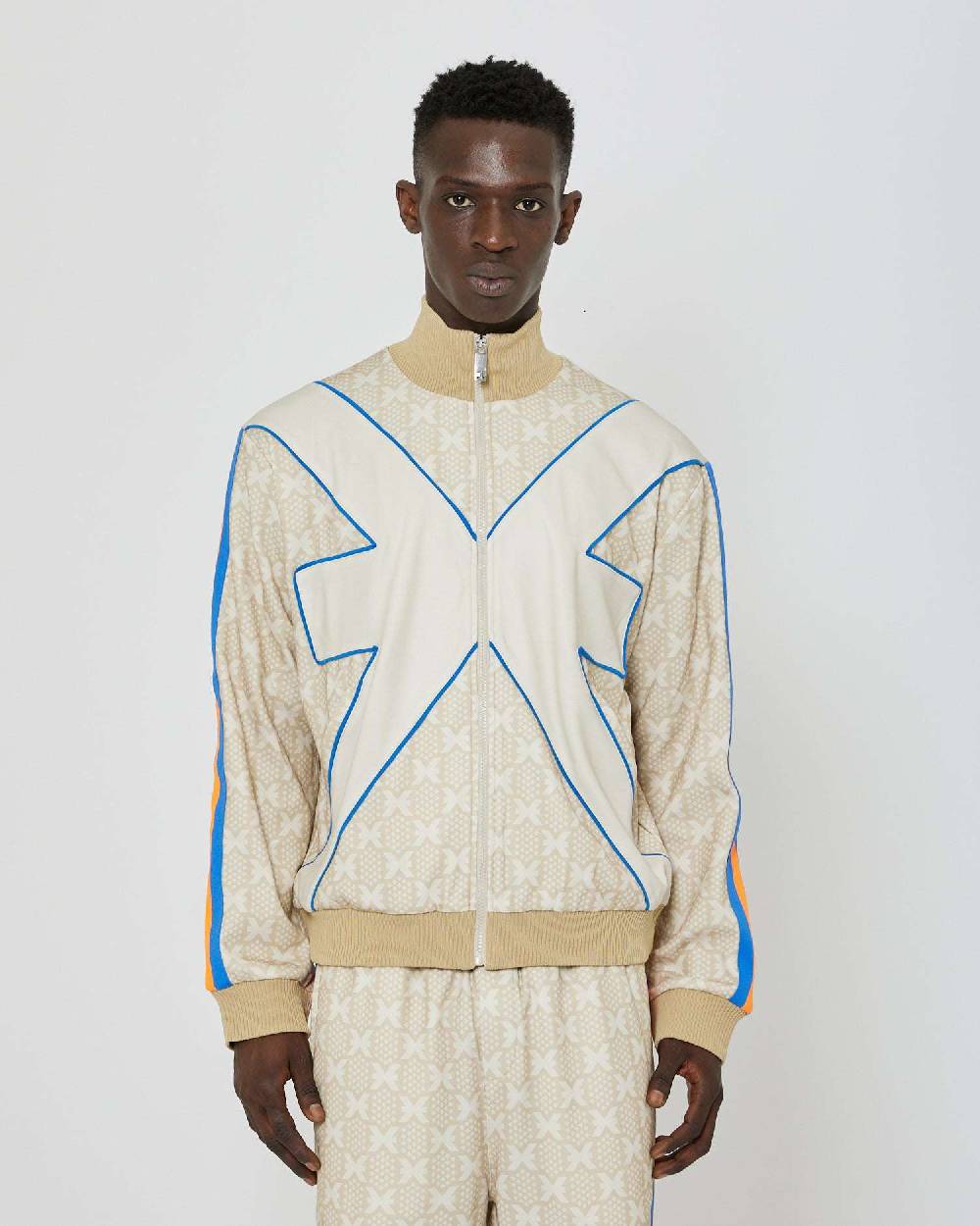 John Richmond Felpa con pattern ton sur ton Spedizione Gratuita