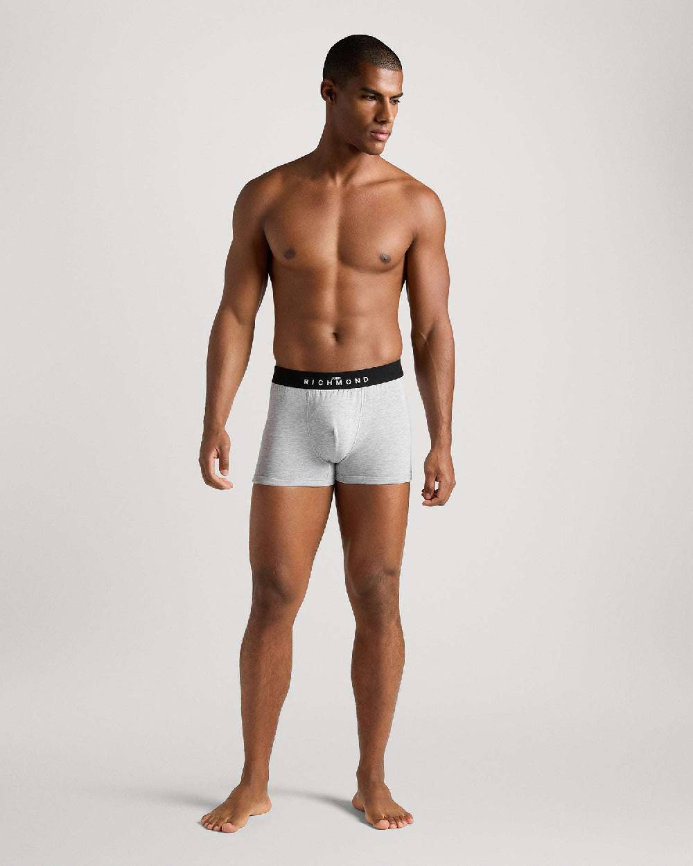 Richmondunderwear Tripack boxer vita bassa in cotone pettinato Convenienza