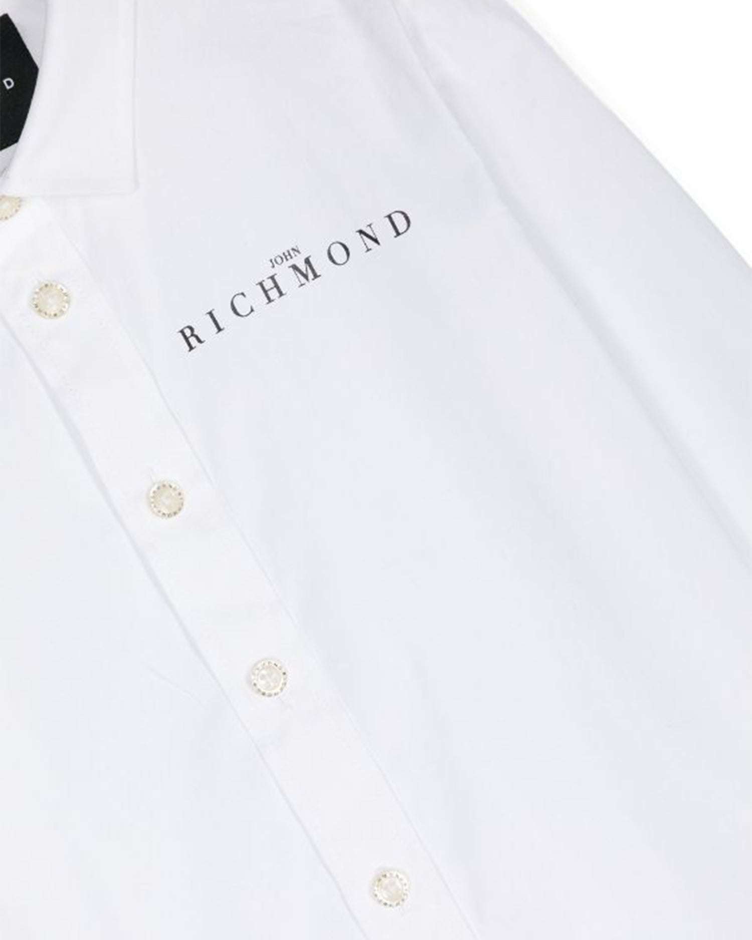 John Richmond kids Camicia con logo a contrasto sul davanti I Più Venduti
