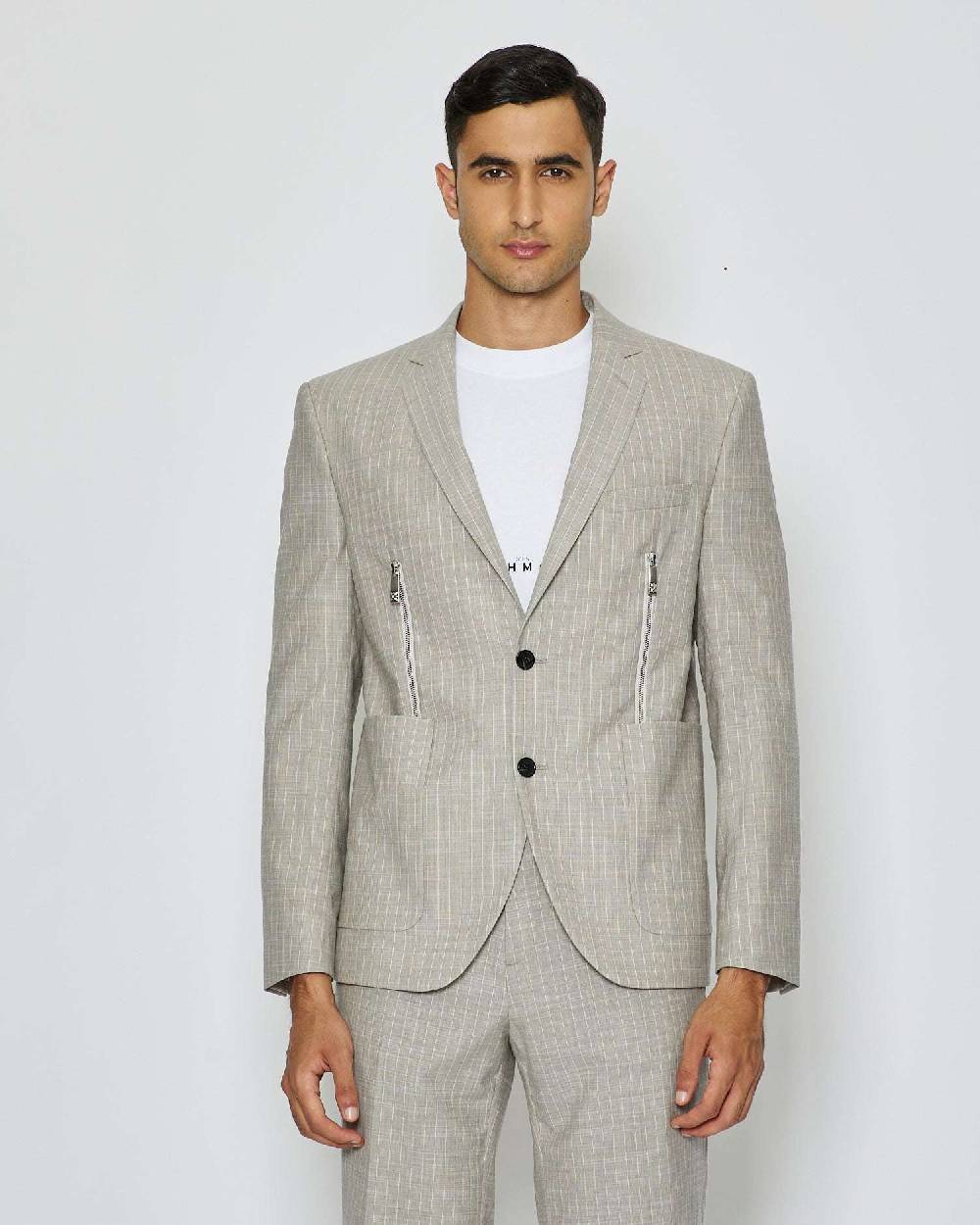 John Richmond Blazer monopetto con tasche con zip Saldi