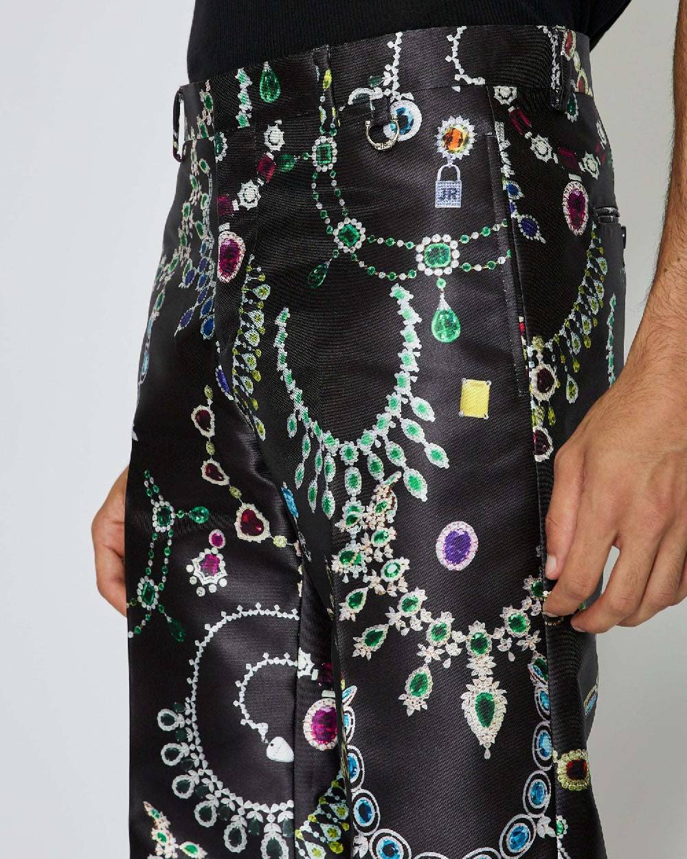 John Richmond Pantaloni con pattern Italy