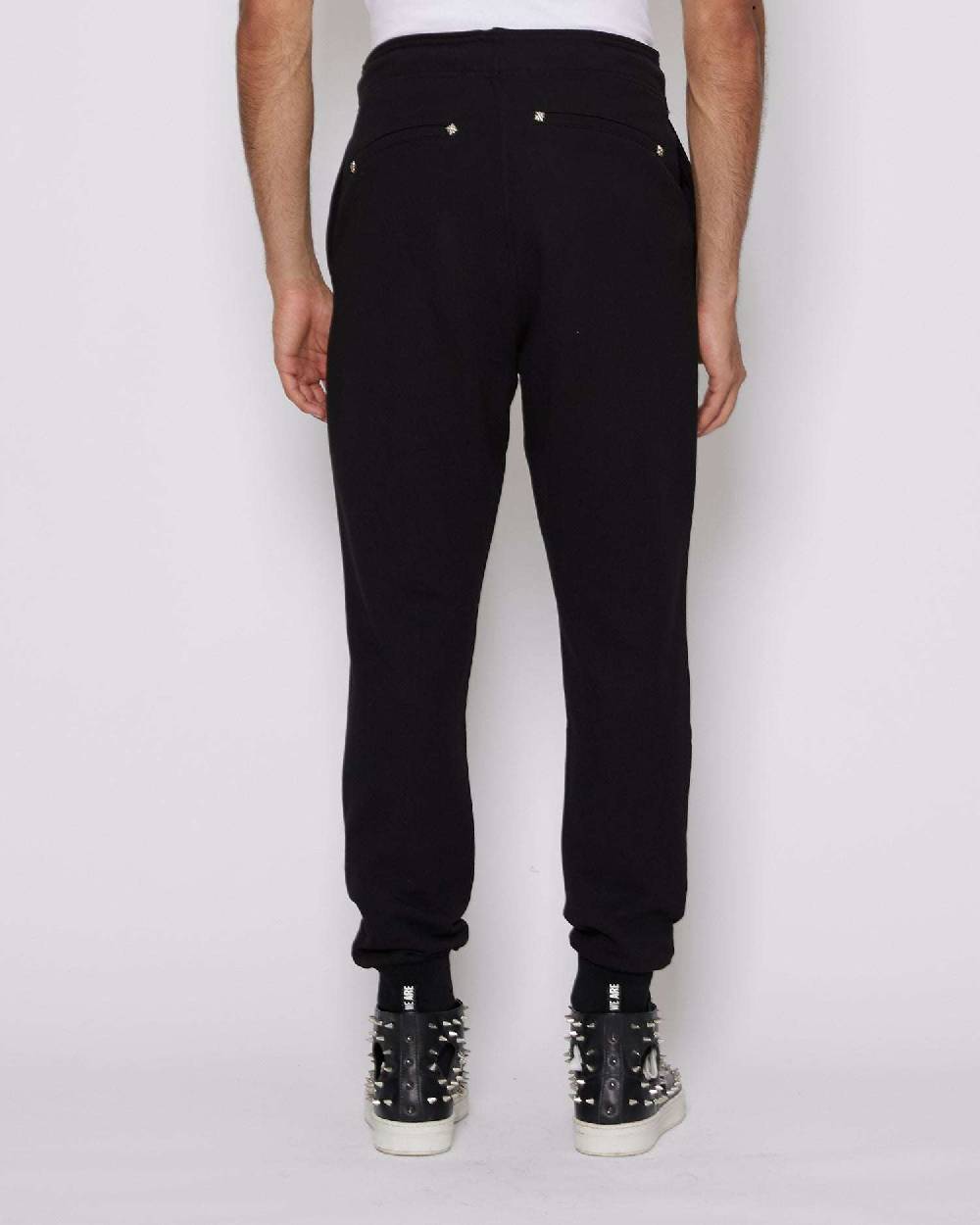 John Richmond Pantaloni da jogging con logo JR sul davanti 2025