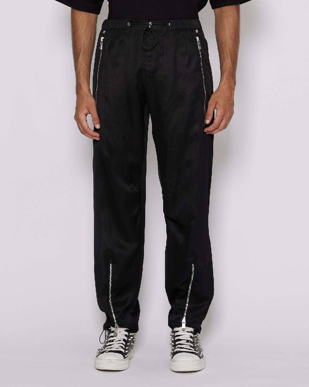 John Richmond Pantaloni regular con zip decorative In Linea