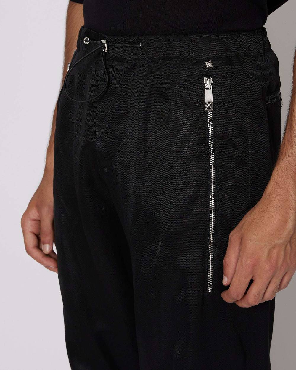 John Richmond Pantaloni regular con zip decorative In Linea