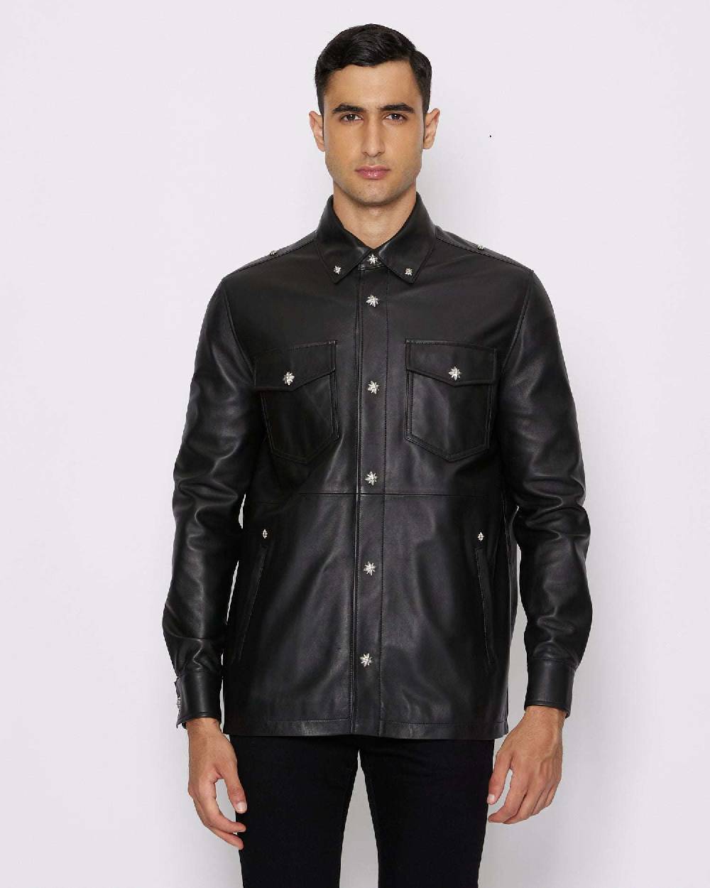 John Richmond Camicia con tasche frontali Vendita
