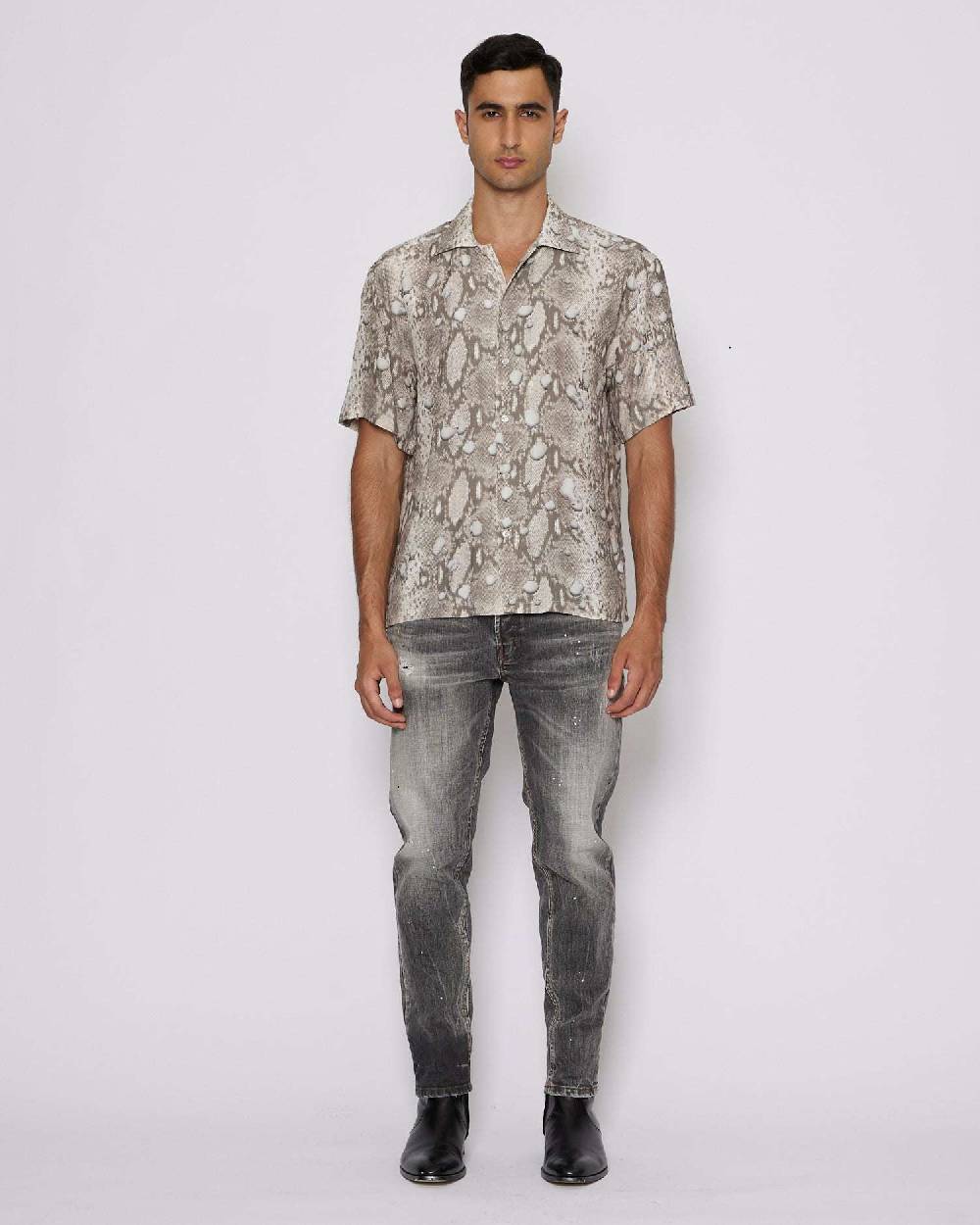 John Richmond Camicia con pattern tone sur tone Soddisfazione Garantita