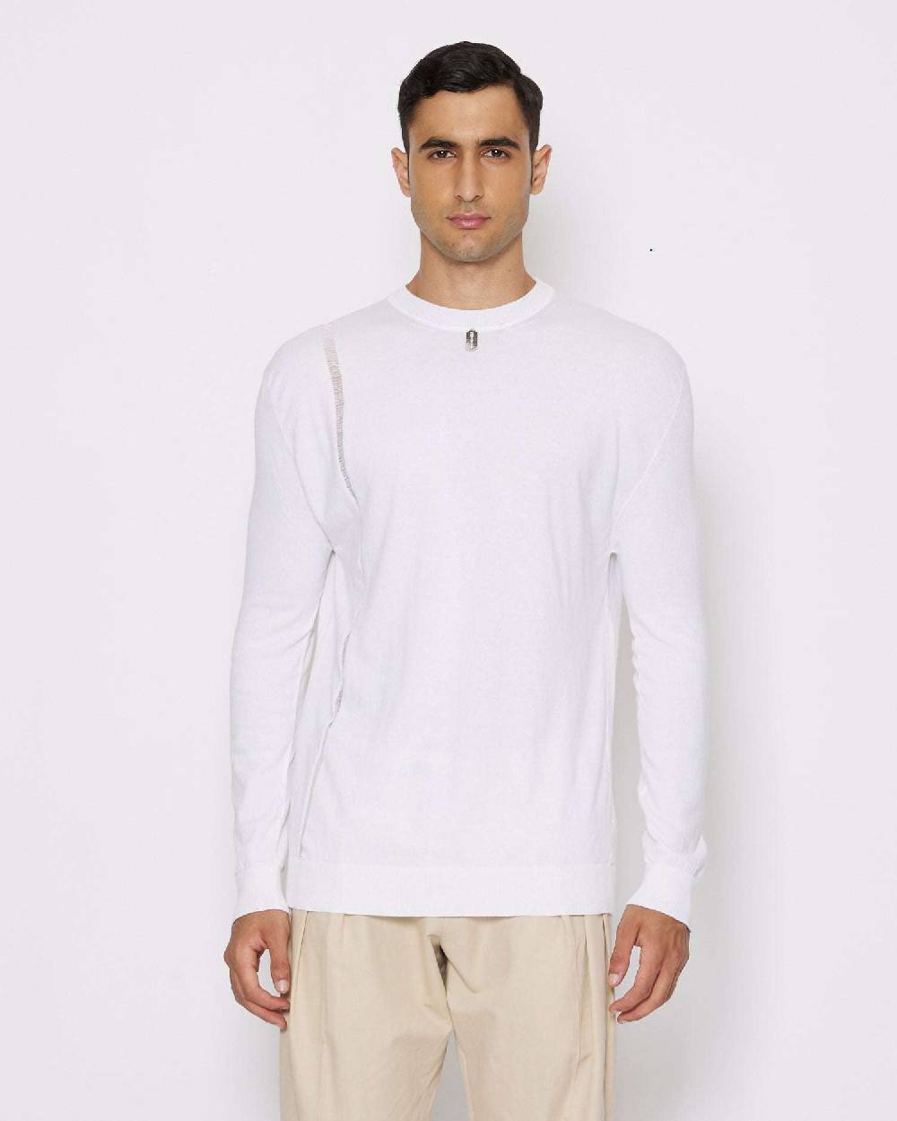 John Richmond Maglia in cashmere con etichetta metallica Consegna Veloce