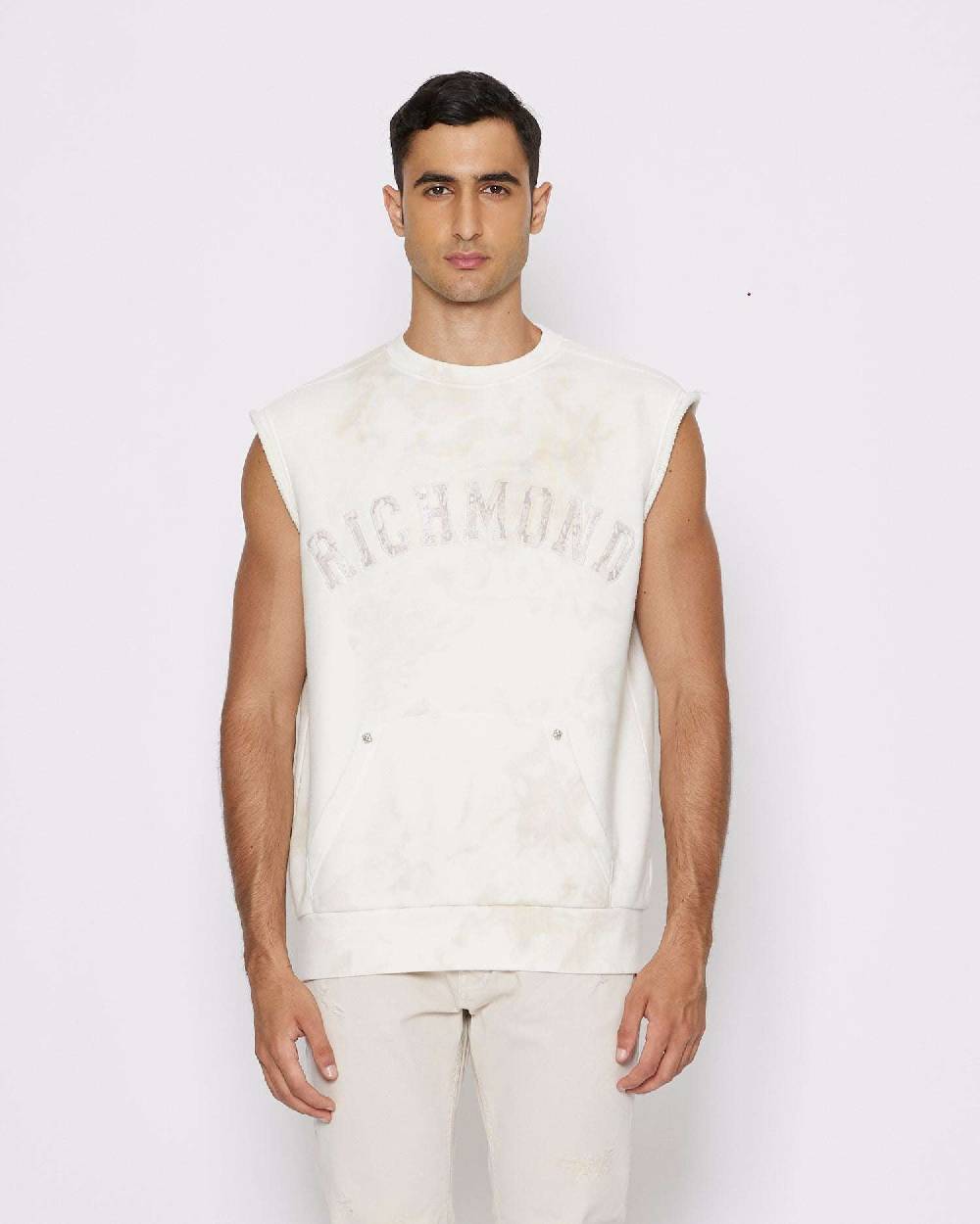 John Richmond Felpa con logo sul davanti Fino Al -60%
