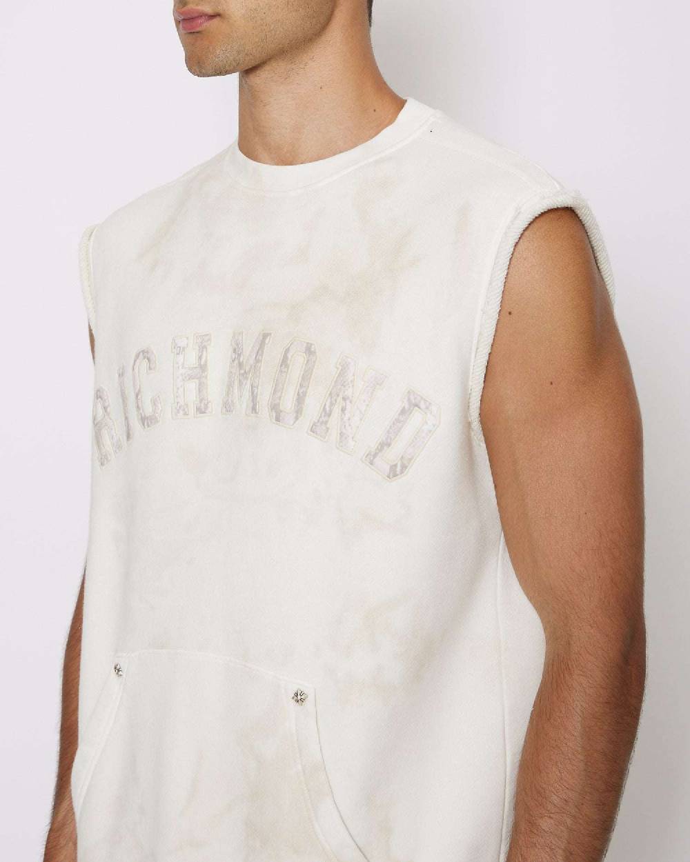 John Richmond Felpa con logo sul davanti Fino Al -60%