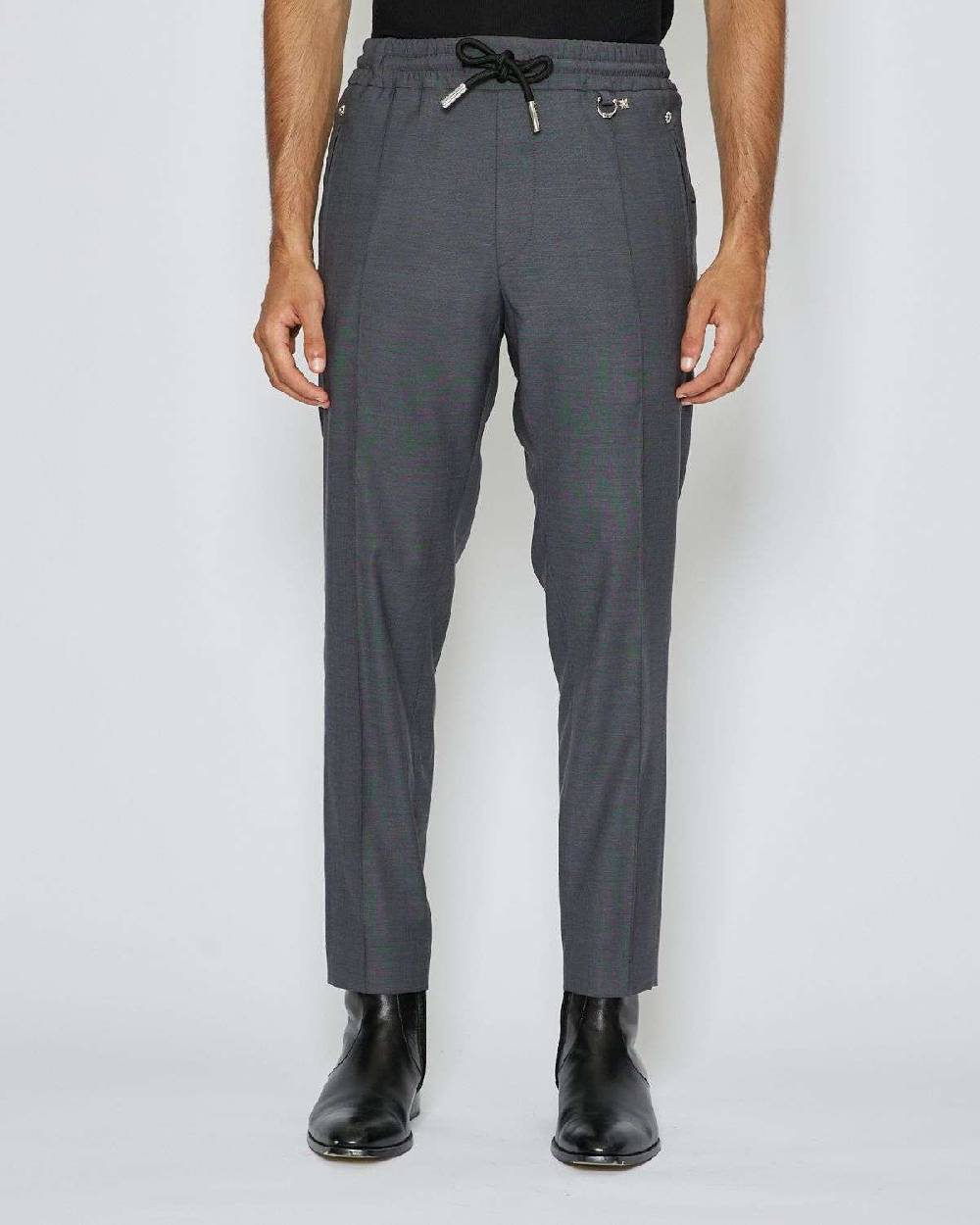 John Richmond Pantaloni con coulisse e tasche laterali Sconto