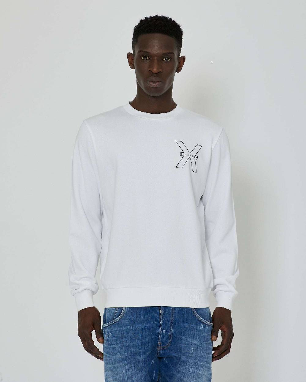 John Richmond Felpa con logo sul davanti Online