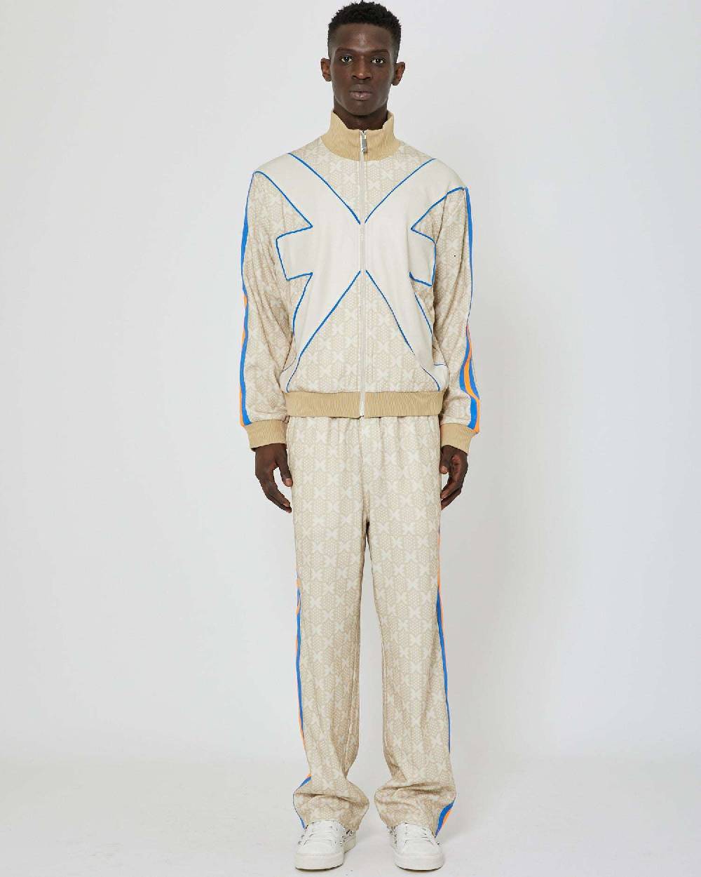 John Richmond Pantaloni da jogging con pattern ton sur ton