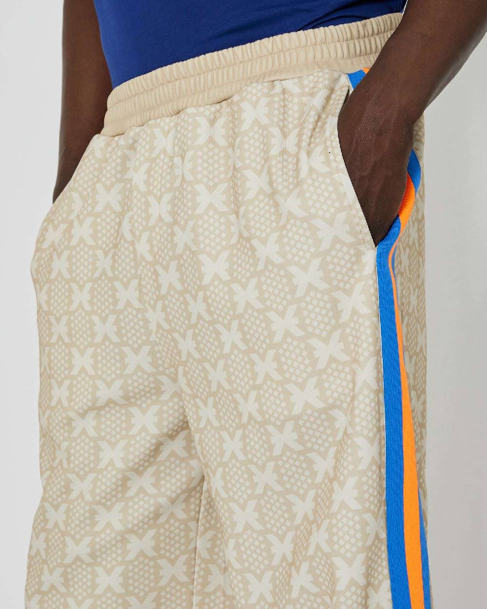 John Richmond Pantaloni da jogging con pattern ton sur ton In Vendita
