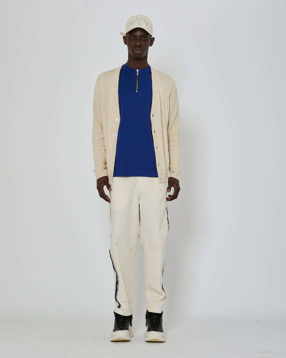 John Richmond Pantaloni slim fit con bande laterali Vendita Economica