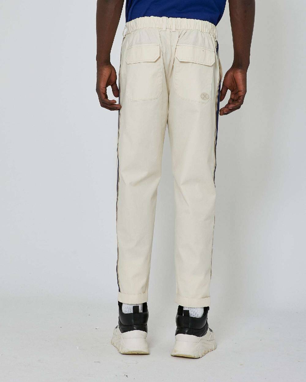 John Richmond Pantaloni slim fit con bande laterali Vendita Economica