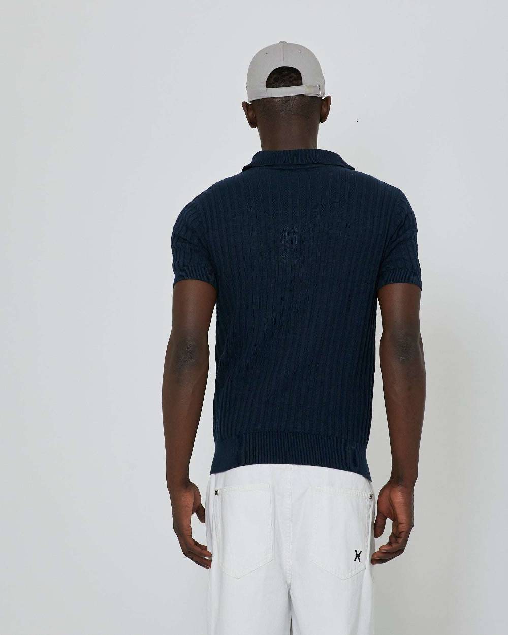 John Richmond Polo con logo bicolor sul davanti In Linea