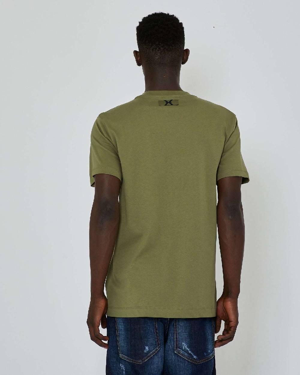 John Richmond T-shirt con logo a contrasto sul davanti Qualità