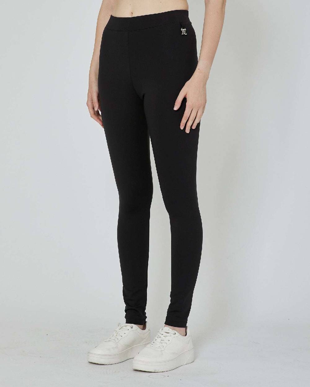 John Richmond Leggings con etichetta metallica sul davanti Promozione