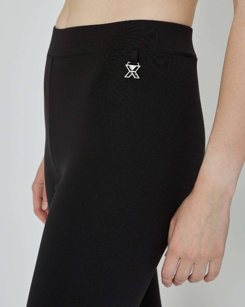 John Richmond Leggings con etichetta metallica sul davanti Promozione
