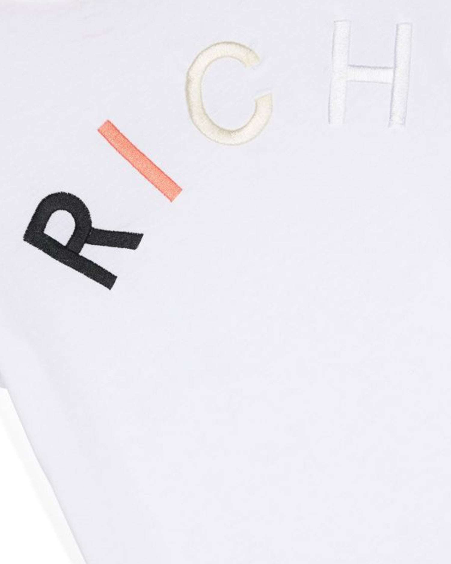 John Richmond kids T-shirt con logo sul davanti Italia