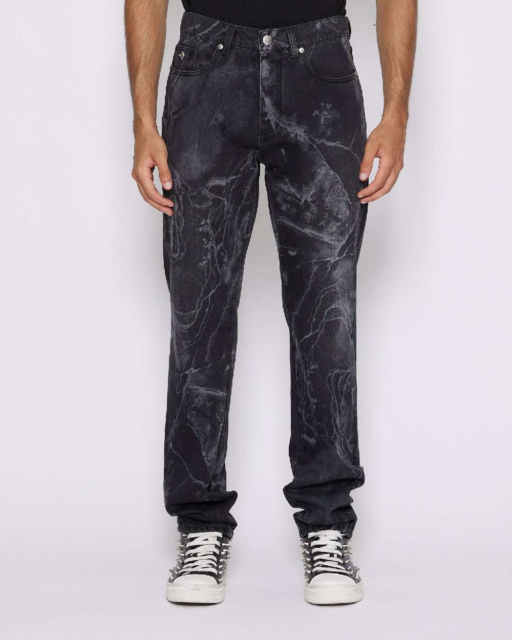 John Richmond Jeans regular con pattern allover Offerte