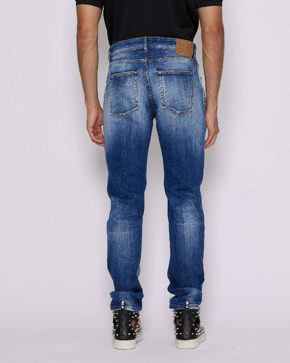 John Richmond Jeans slim lavaggio bleaching Vendite Flash