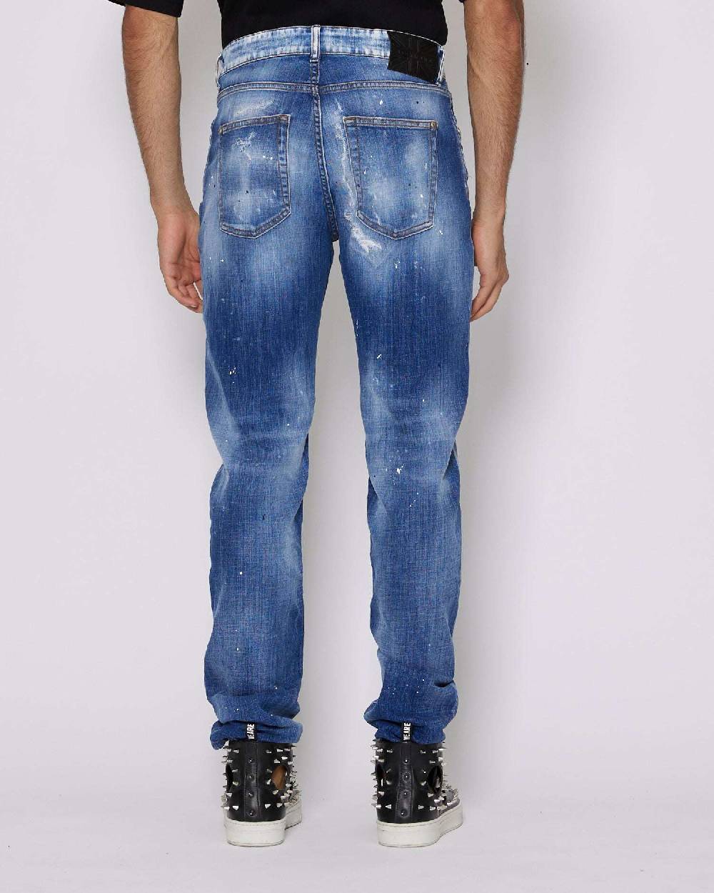 John Richmond Jeans slim con strappi sul davanti Vendita Calda