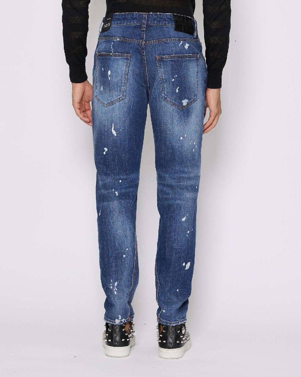 John Richmond Jeans slim con strappi sul davanti Moda