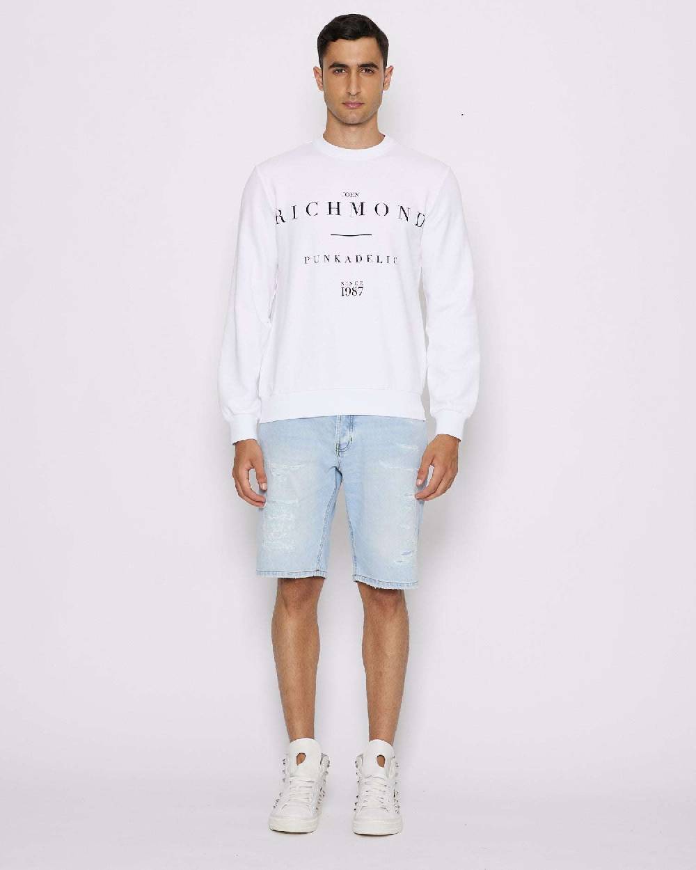 John Richmond Bermuda in denim Qualità