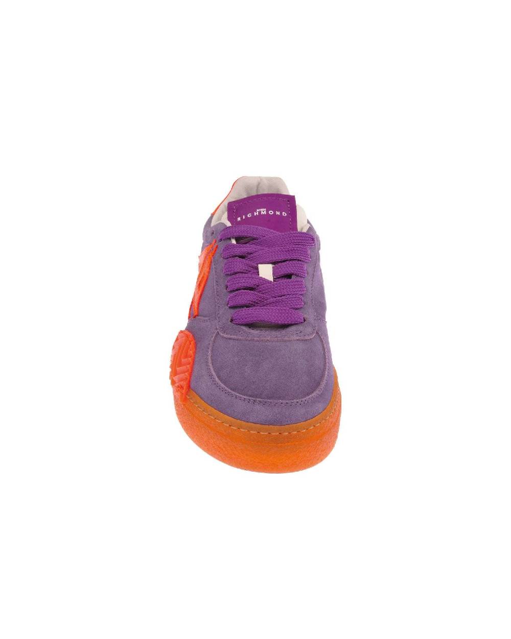 John Richmond Sneakers bicolor con logo ricamato In Vendita