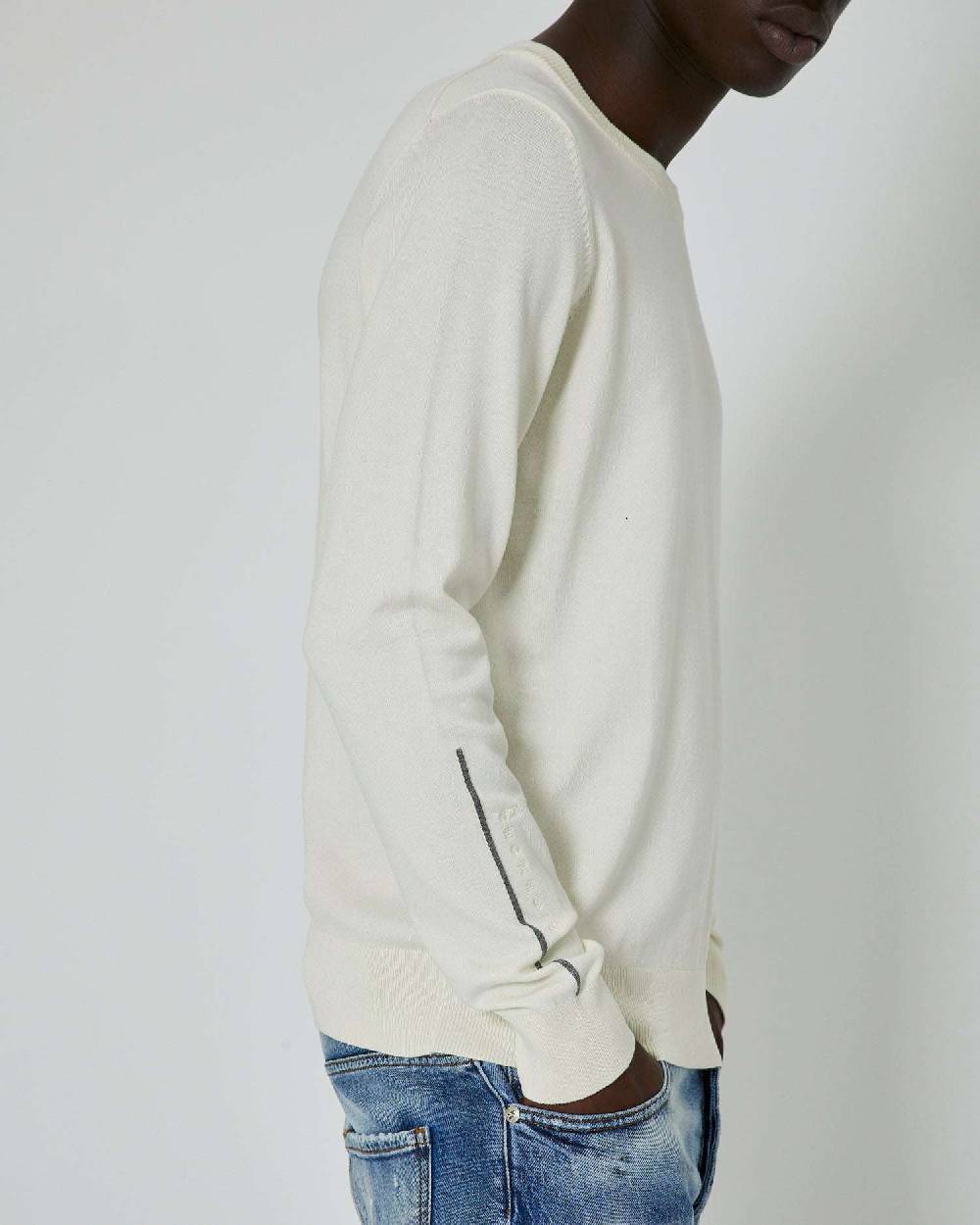 John Richmond Maglia con bordi a contrasto Vendite Flash