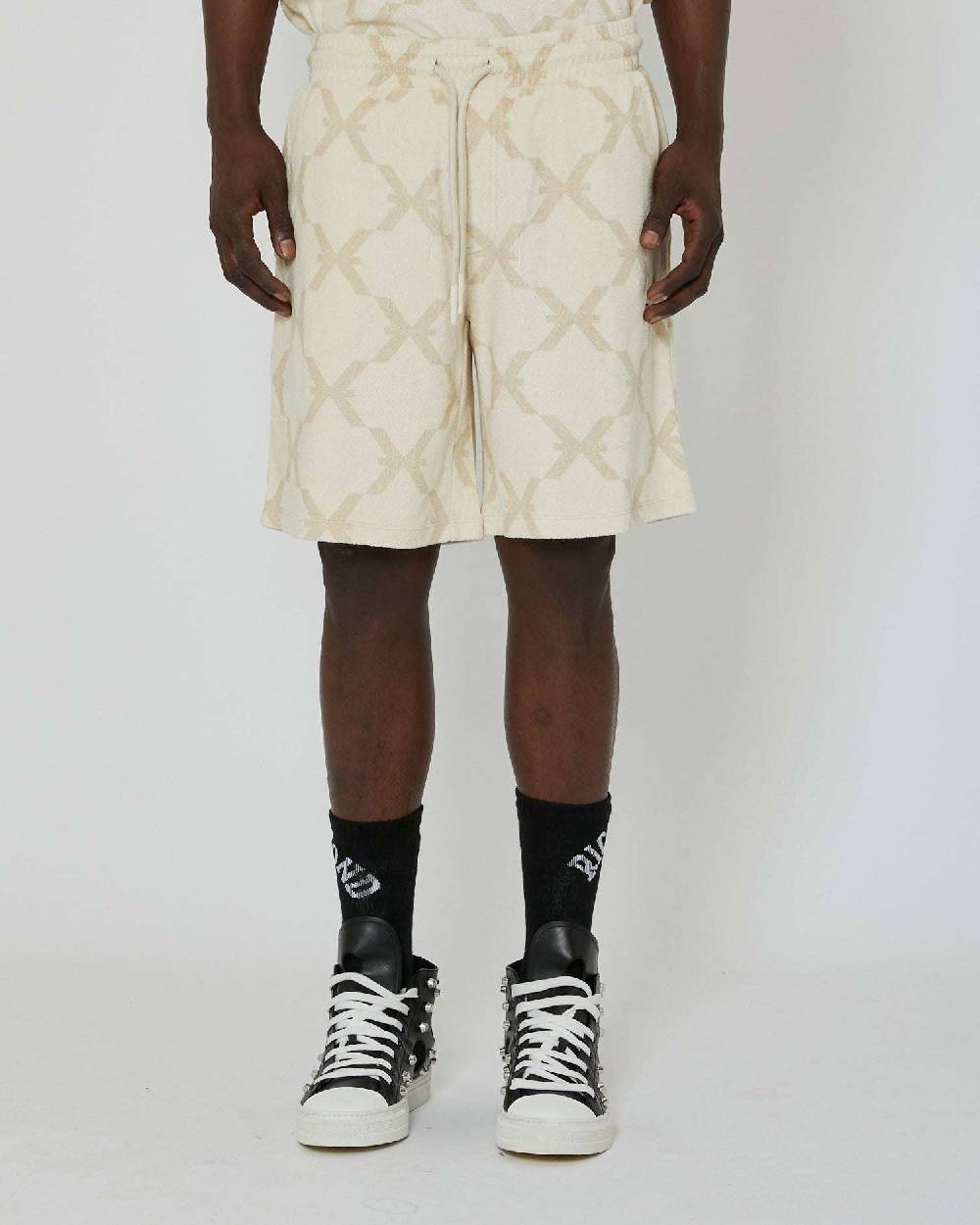 John Richmond Bermuda con pattern allover Italia