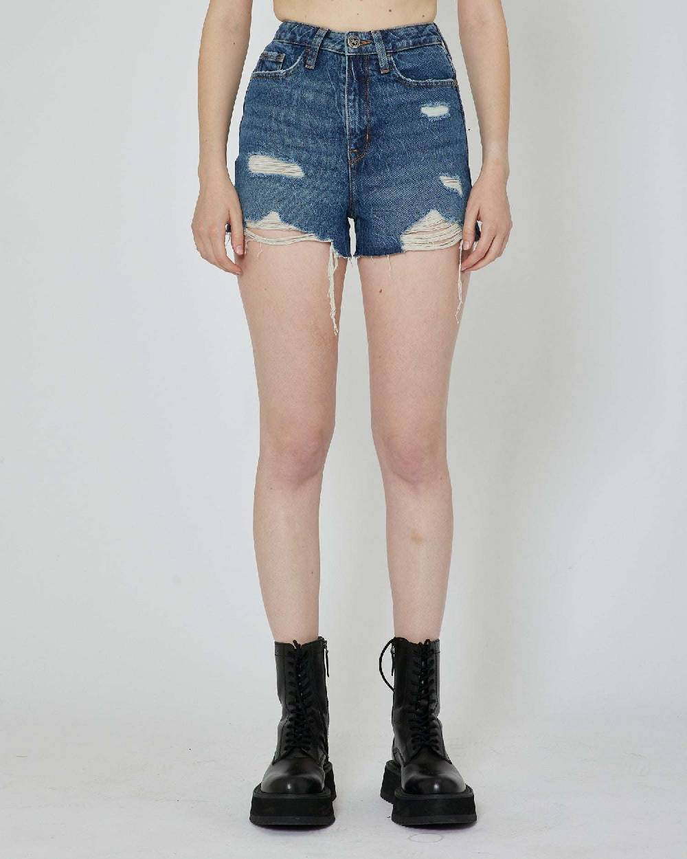 John Richmond Shorts in denim 50% di sconto per tempo limitato