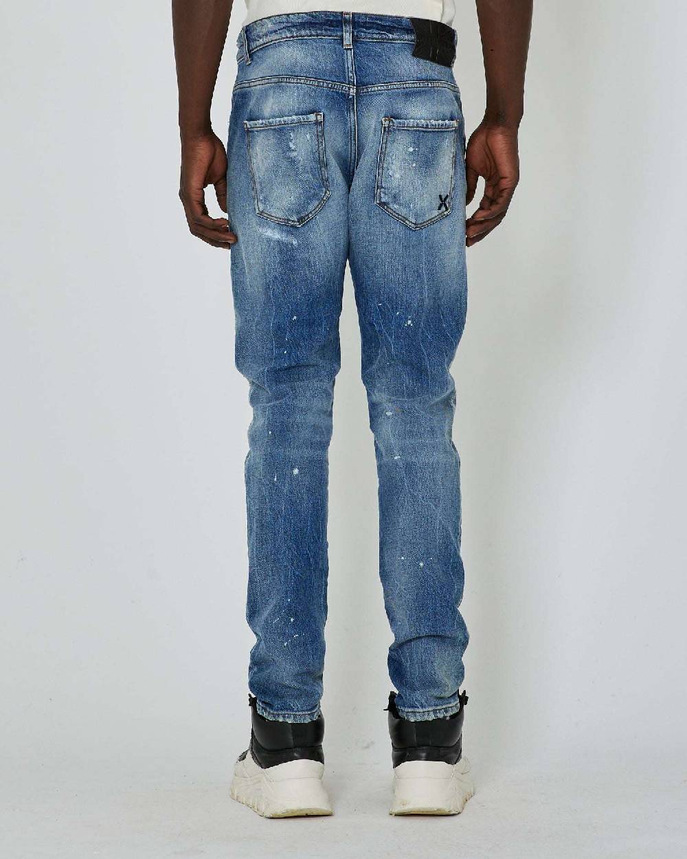 John Richmond Jeans slim lavaggio chiaro In Vendita