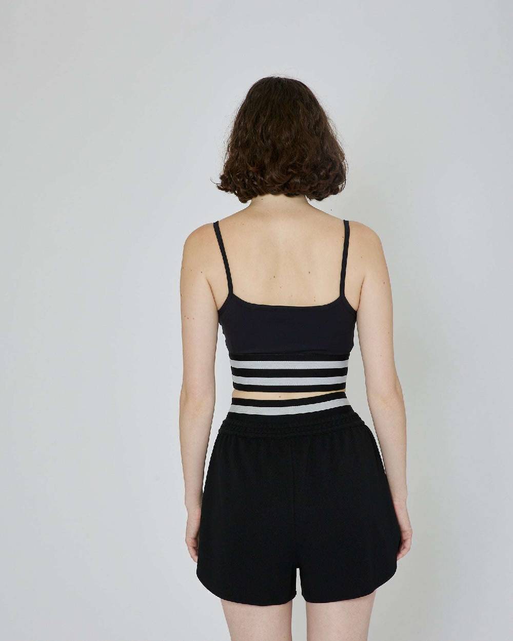John Richmond Top crop con vita elasticizzata Vendite Flash
