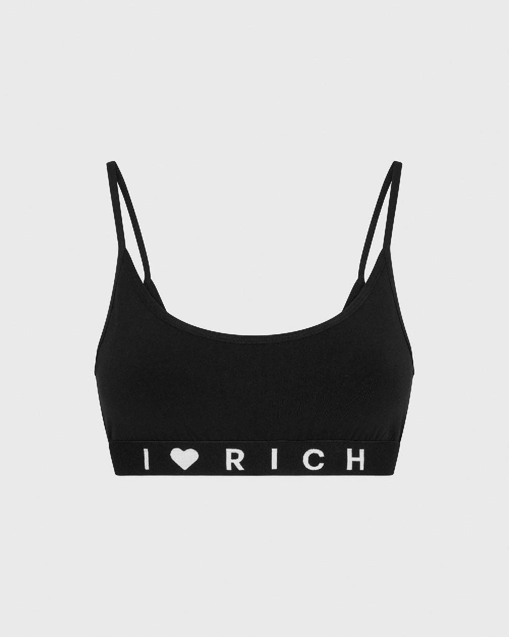 Richmondunderwear Bipack due reggiseni a fascia con logo a contrasto Italia
