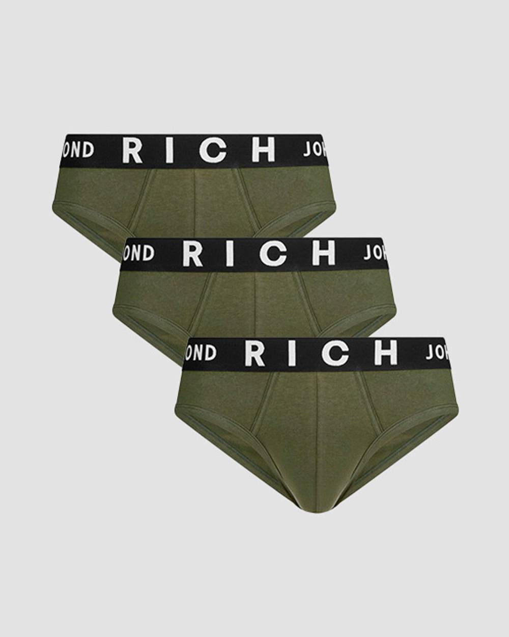 Richmondunderwear Tripack slip vita bassa in cotone pettinato Affare Del Giorno