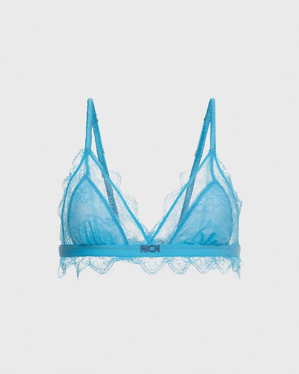 John Richmond Reggiseno in pizzo ricamato Sottocosto