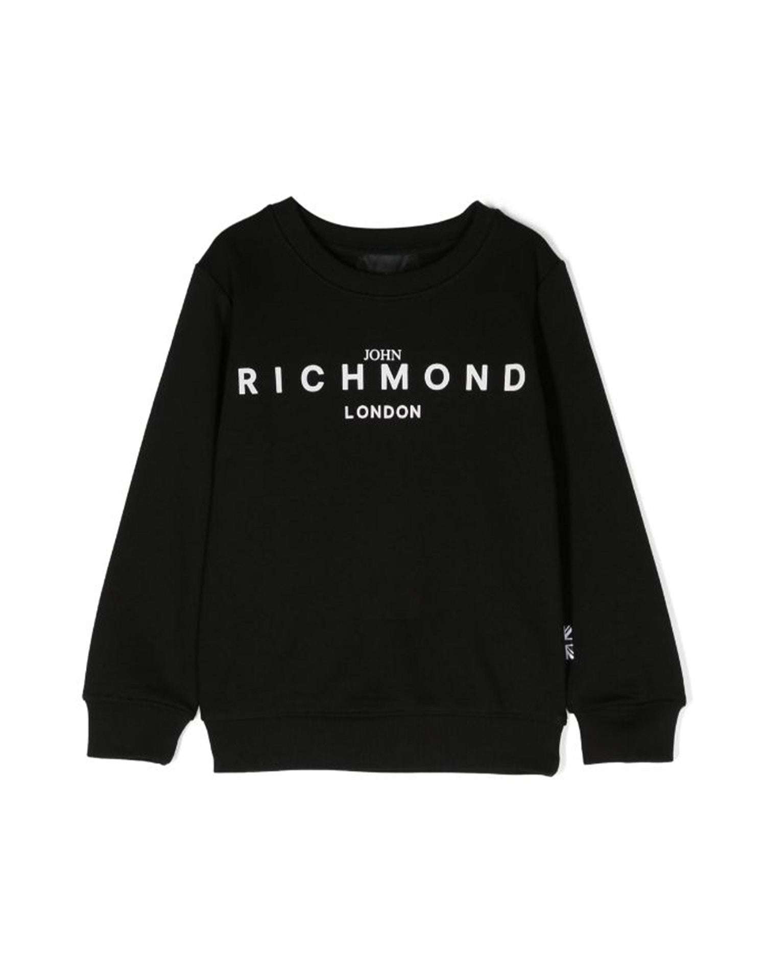 John Richmond kids Felpa con logo sul davanti Convenienza