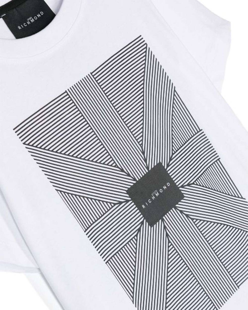 John Richmond kids T-shirt con grafica sul davanti Novità