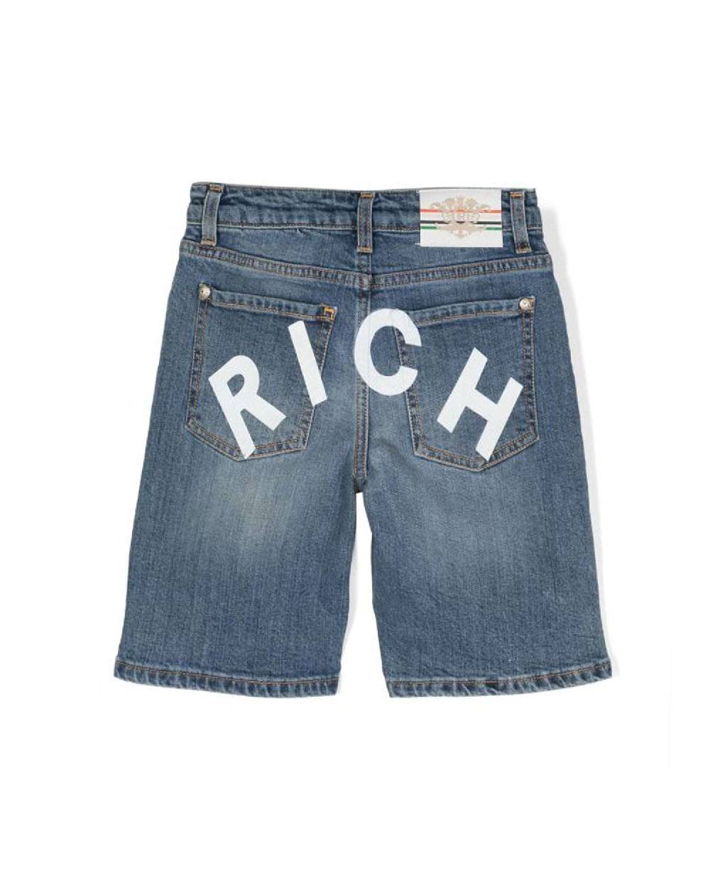 John Richmond kids Bermuda in denim Rich Sconto