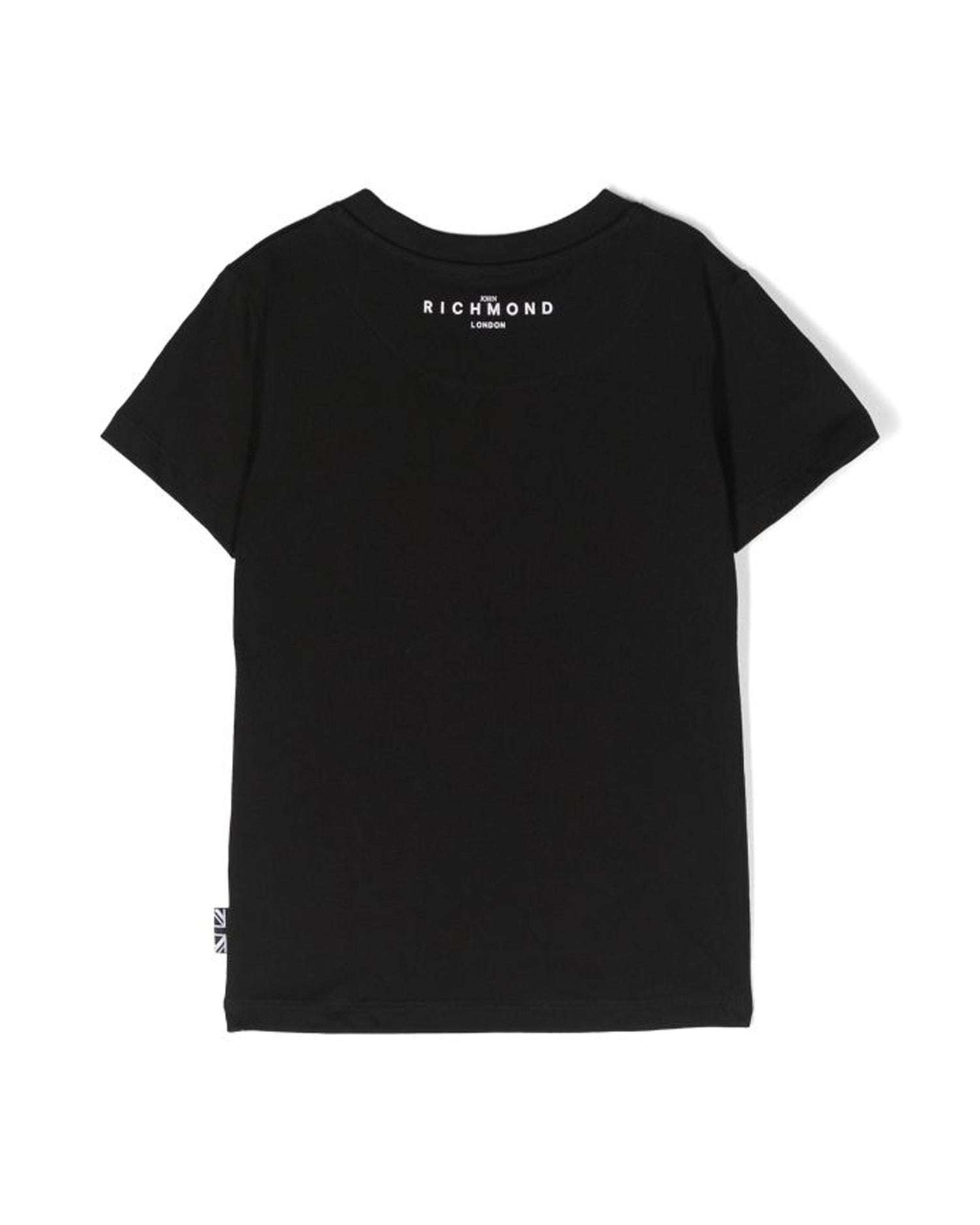 John Richmond kids T-shirt con logo sul davanti Outlet